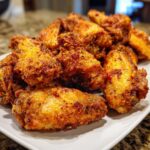 oven fried wings crispy chicken