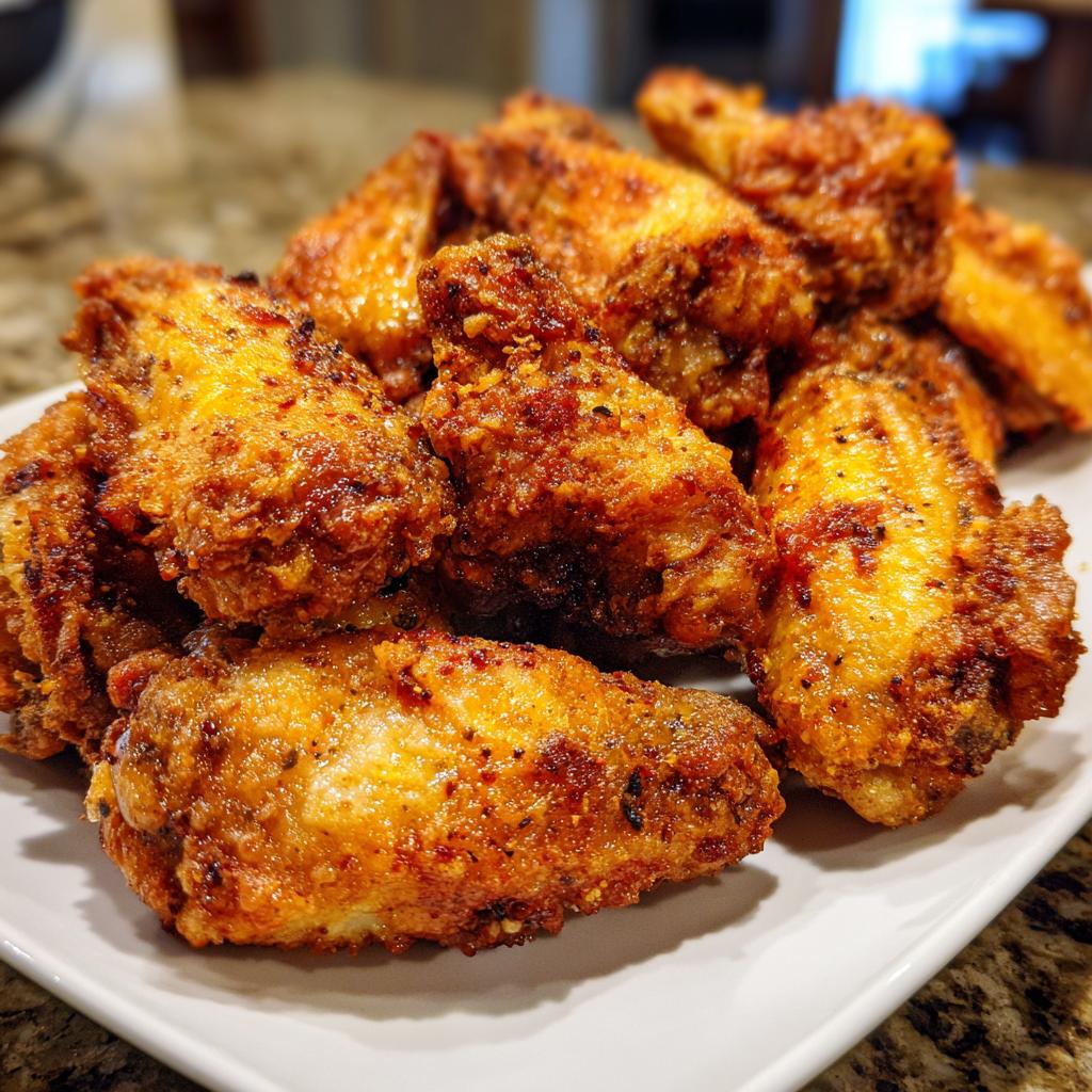 oven fried wings crispy chicken