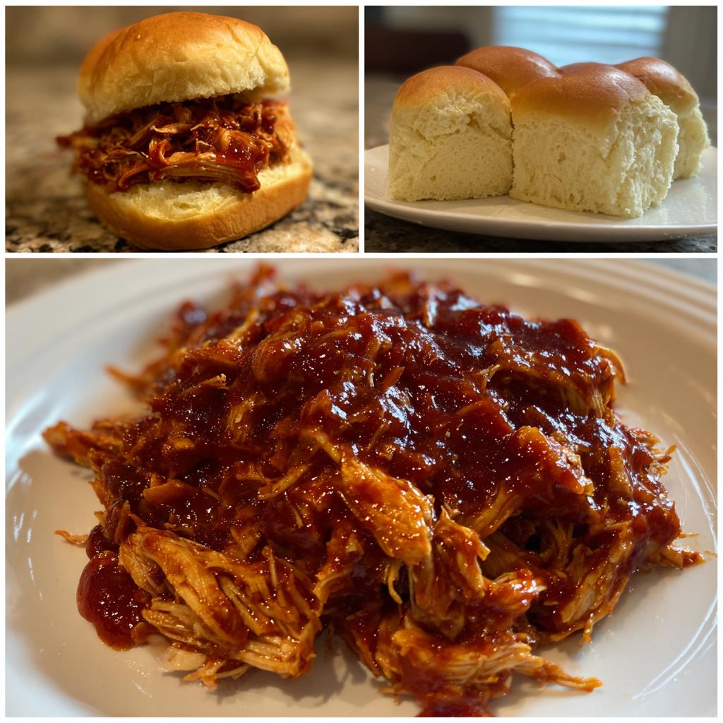 shredded chicken crockpot bbq