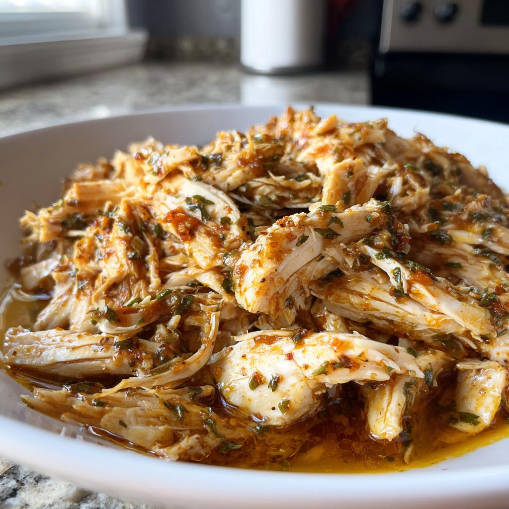slow cooker chicken breast - detail 1