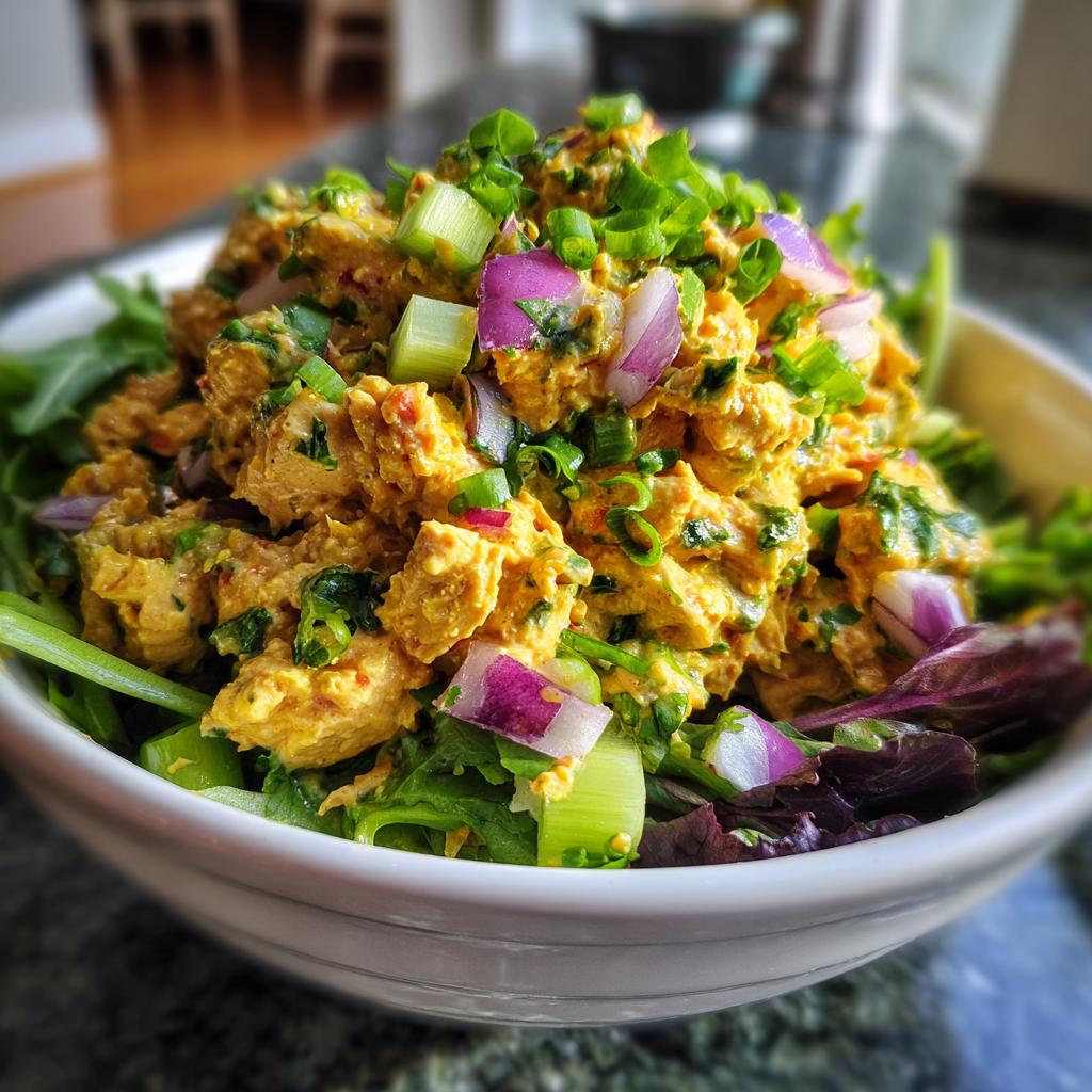 vegan chickpea chicken salad