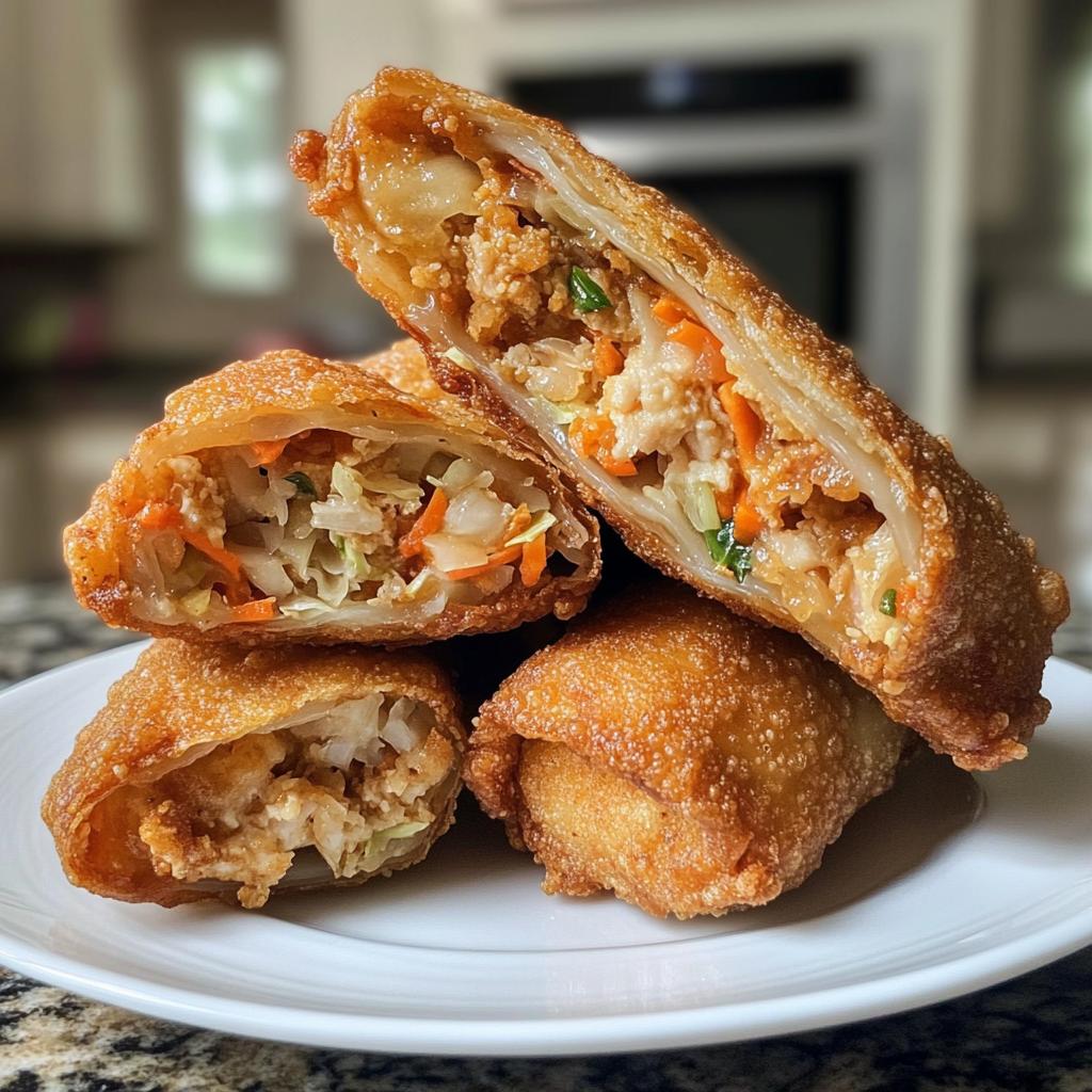 air fryer chicken egg rolls