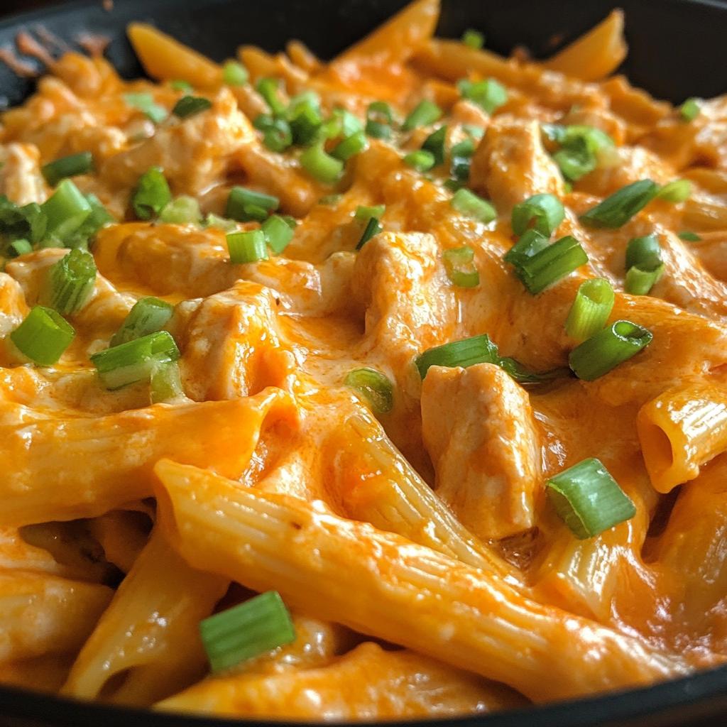 buffalo chicken pasta - detail 1