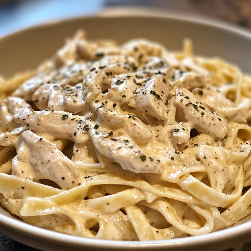 chicken alfredo slow cooker