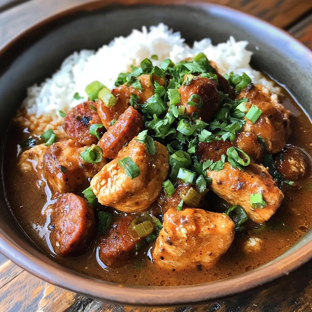 chicken and sausage gumbo