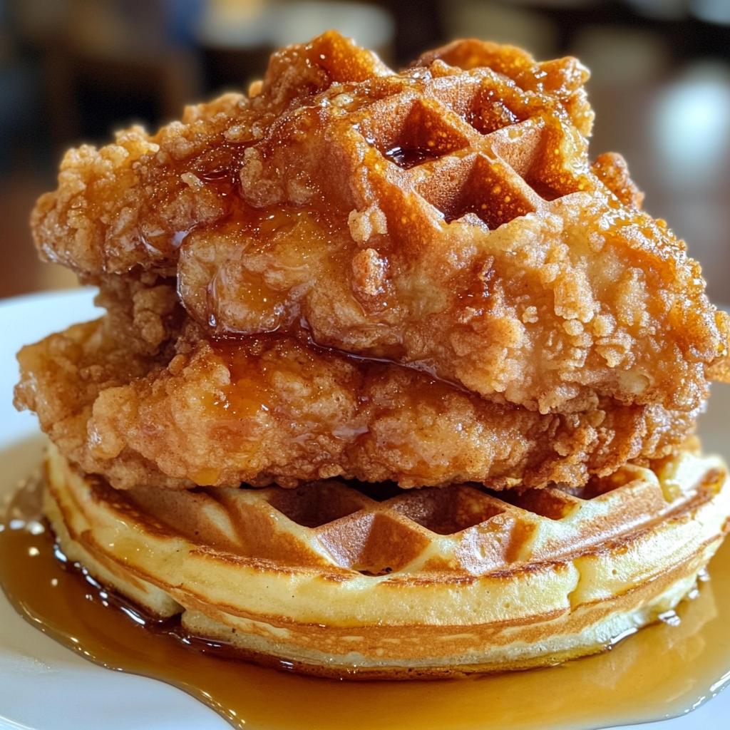 chicken and waffles