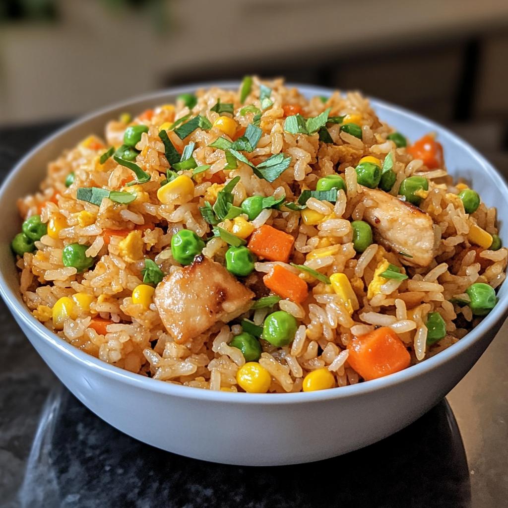 chicken fried rice - detail 1
