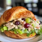 croissant chicken salad sandwich