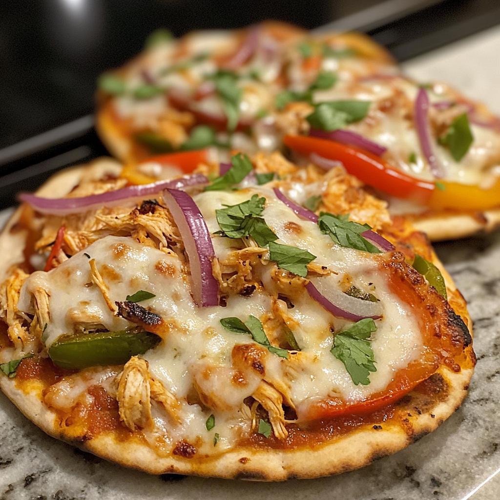 naan chicken pizza