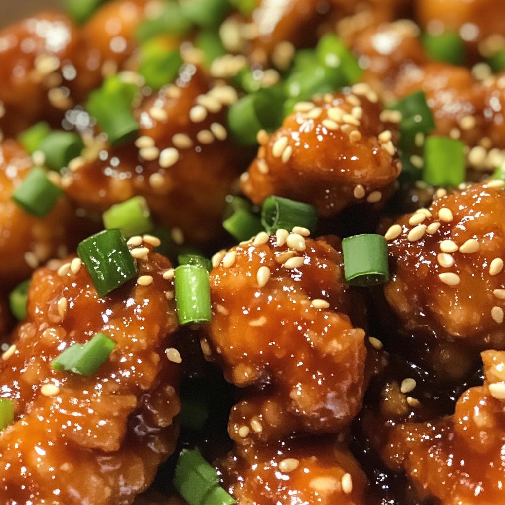 sesame chicken recipe - detail 1