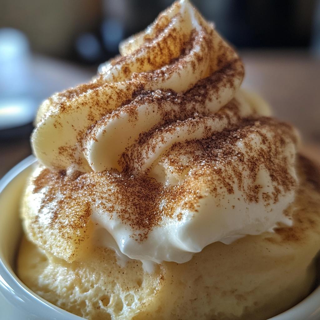 Cinnamon Roll Mug Cake - detail 1