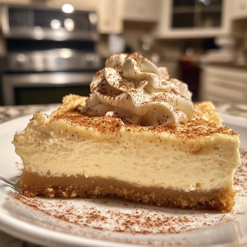 Eggnog Cheesecake Bars