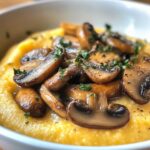 Polenta Breakfast with Mushrooms