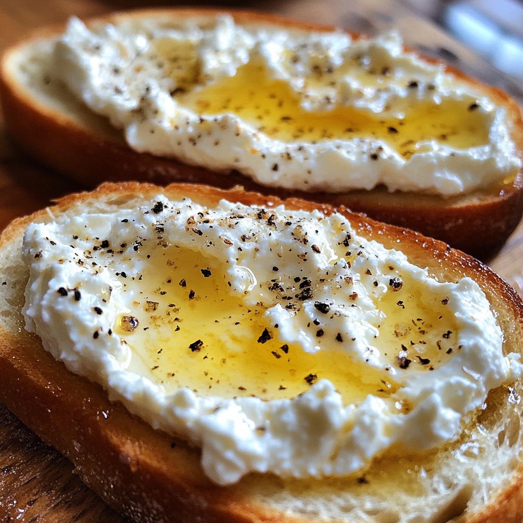 Ricotta Toast with Honey