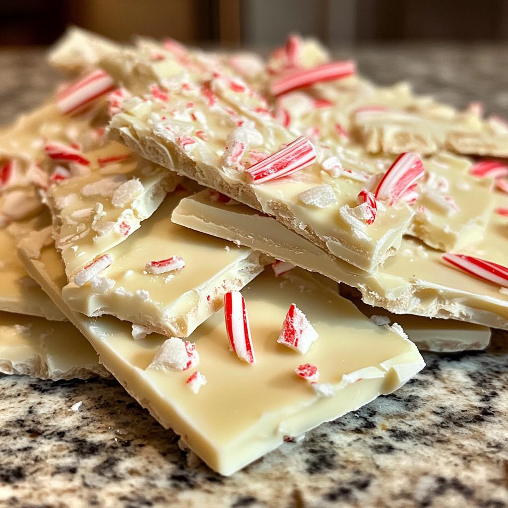 White Chocolate Peppermint Bark