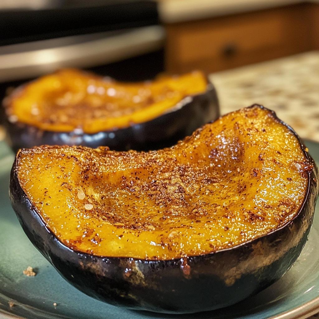 acorn squash air fryer - detail 1