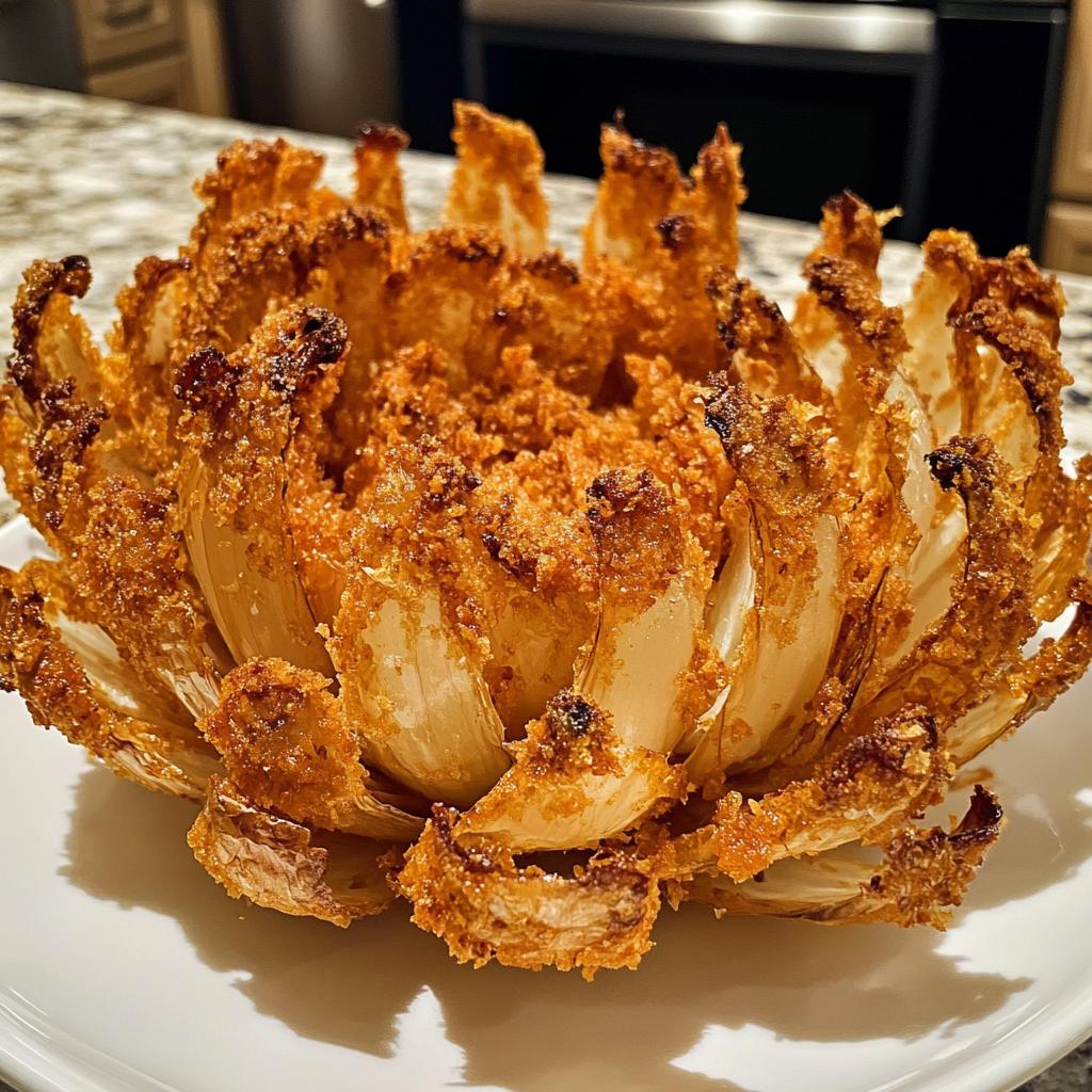 air fryer blooming onion recipe