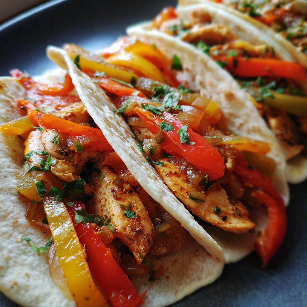 air fryer chicken fajitas