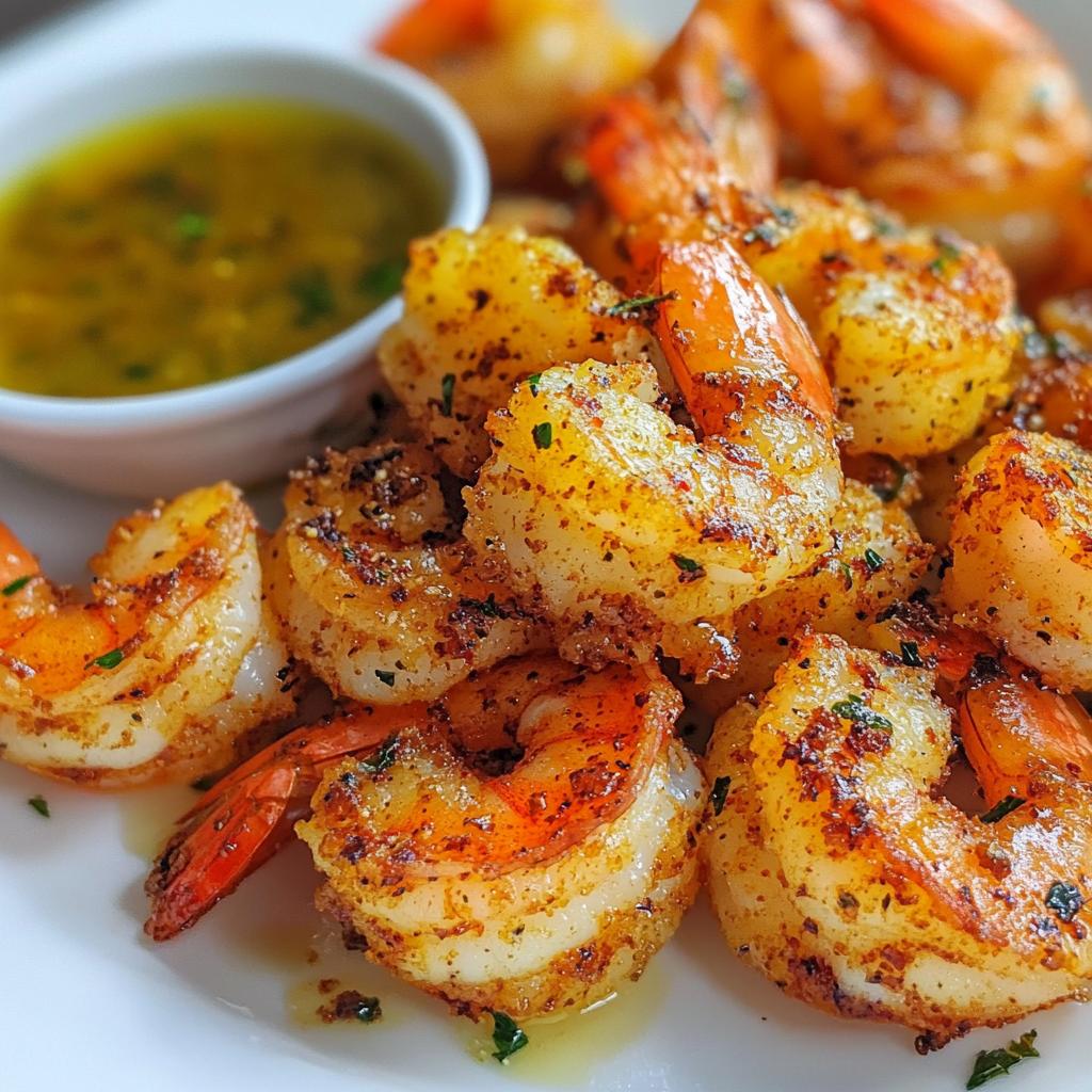 air fryer shrimp - detail 1