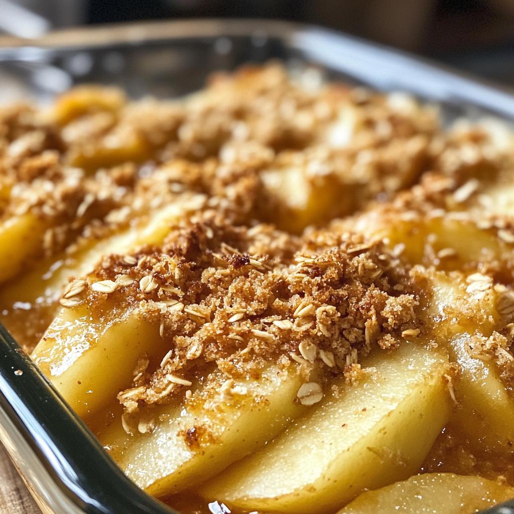 apple crisp baked apples