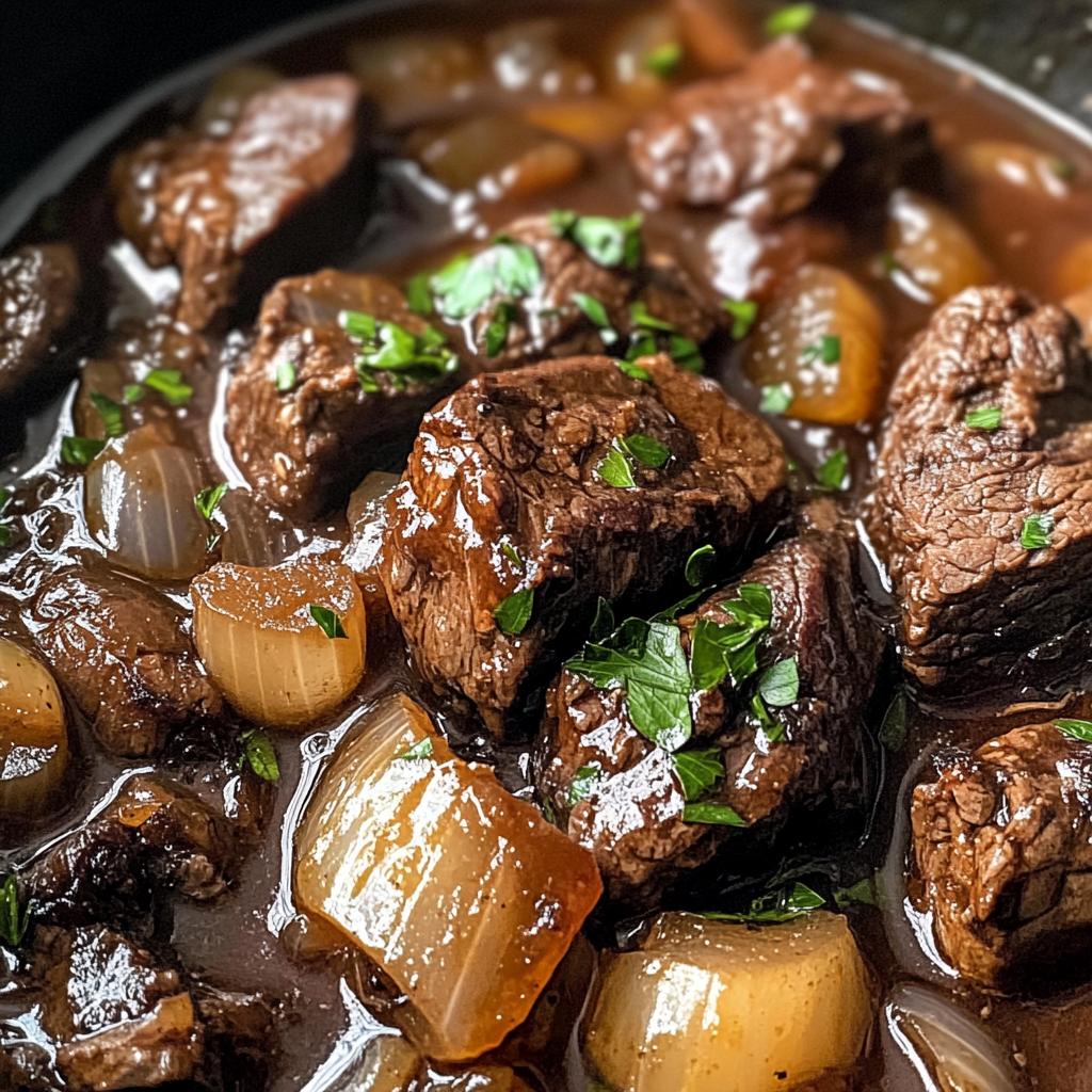 beef carbonnade stew - detail 1