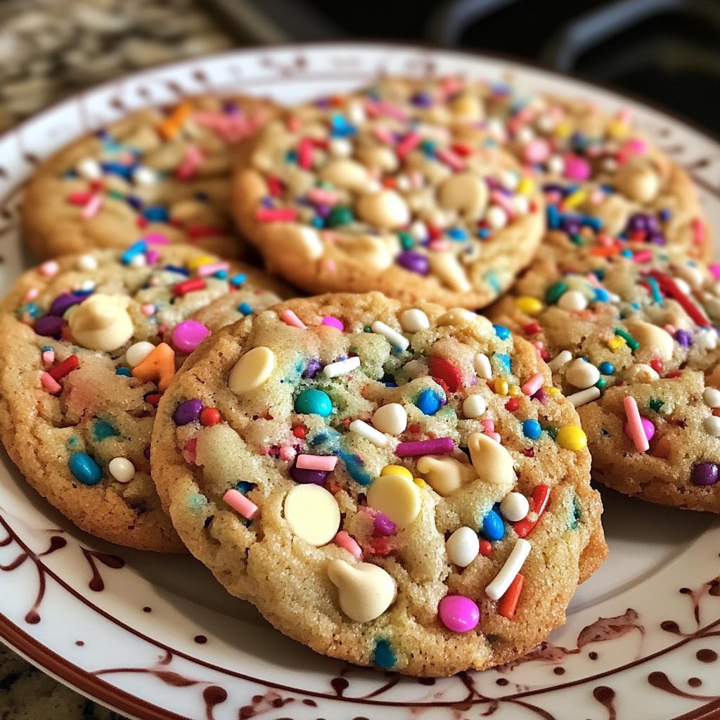 birthday cake cookies - detail 1