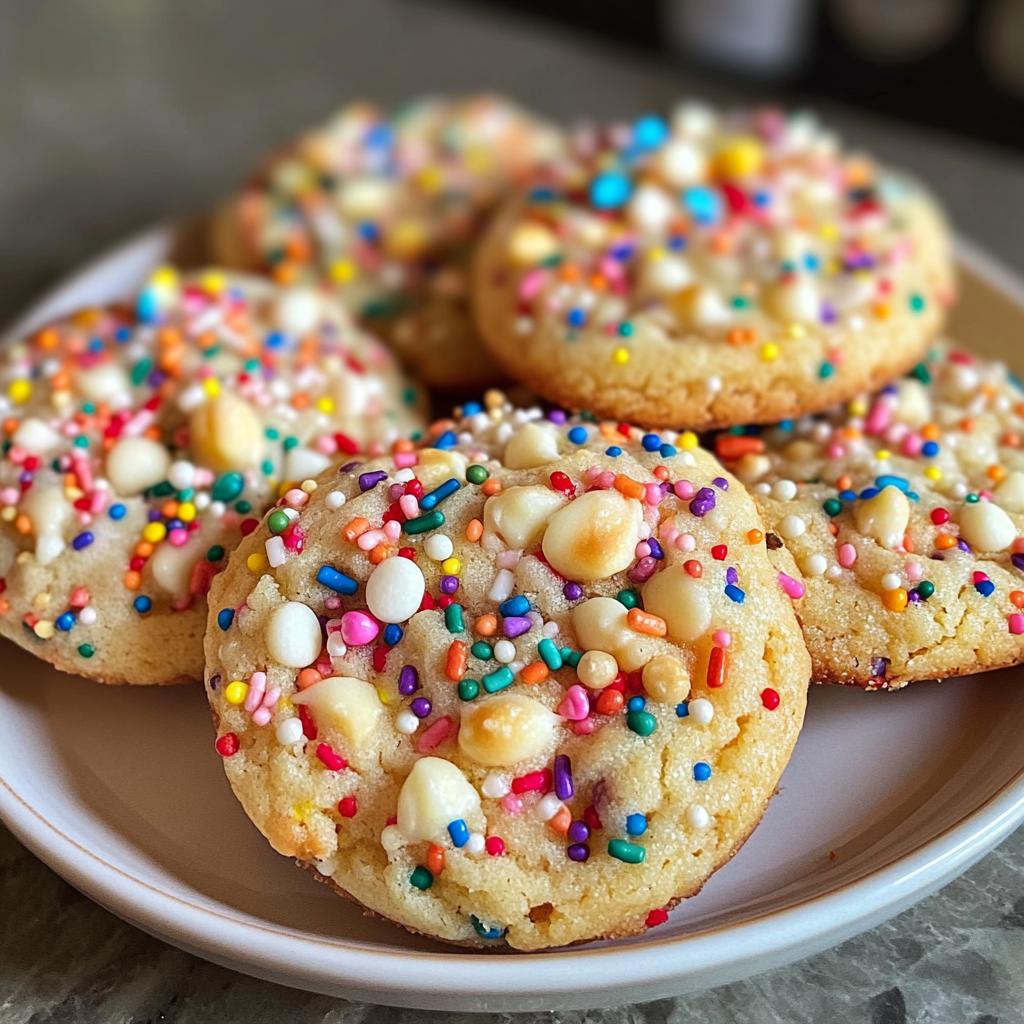 birthday cake cookies