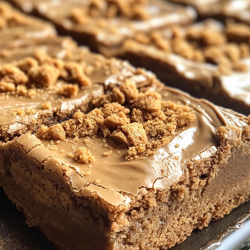 biscoff blondies