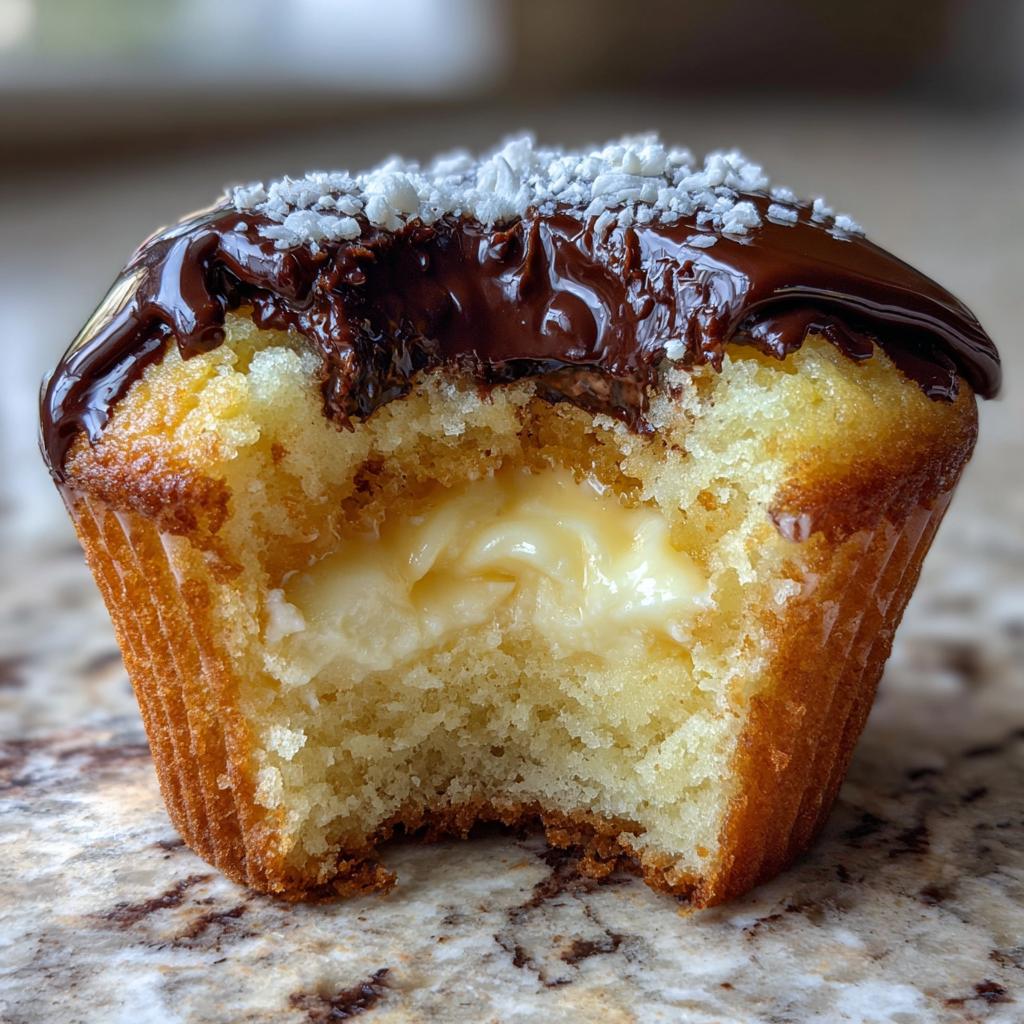 boston cream cupcakes