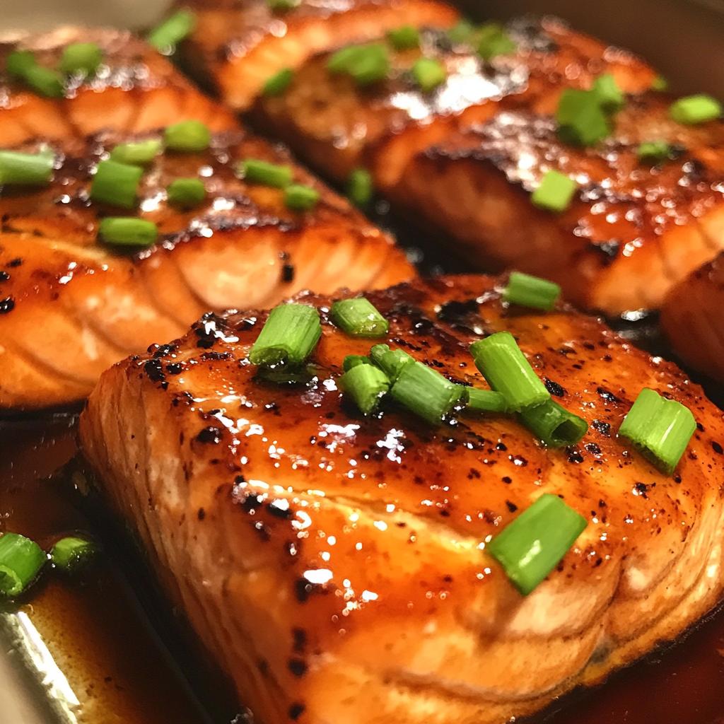 broiled miso salmon - detail 1