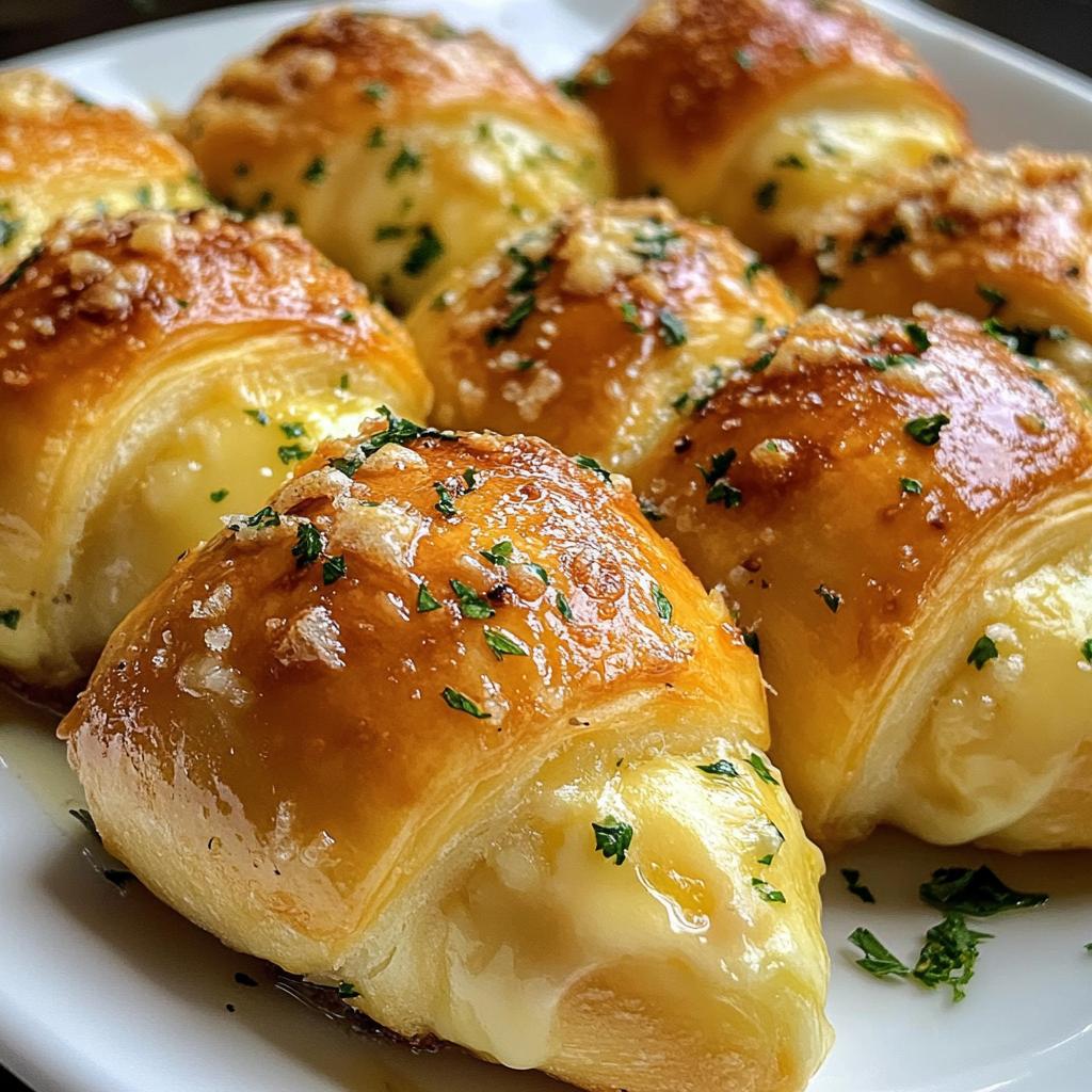 cheesy garlic crescent rolls