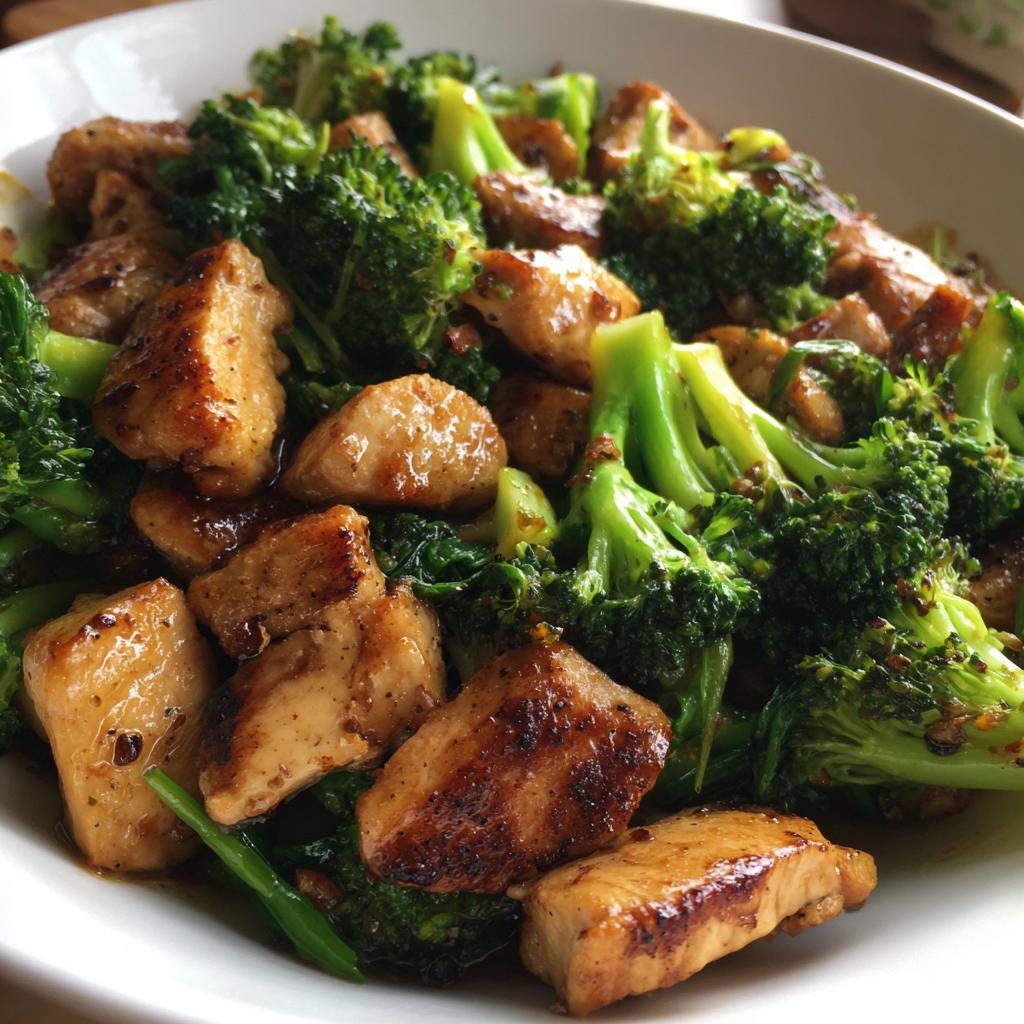 chicken and broccoli