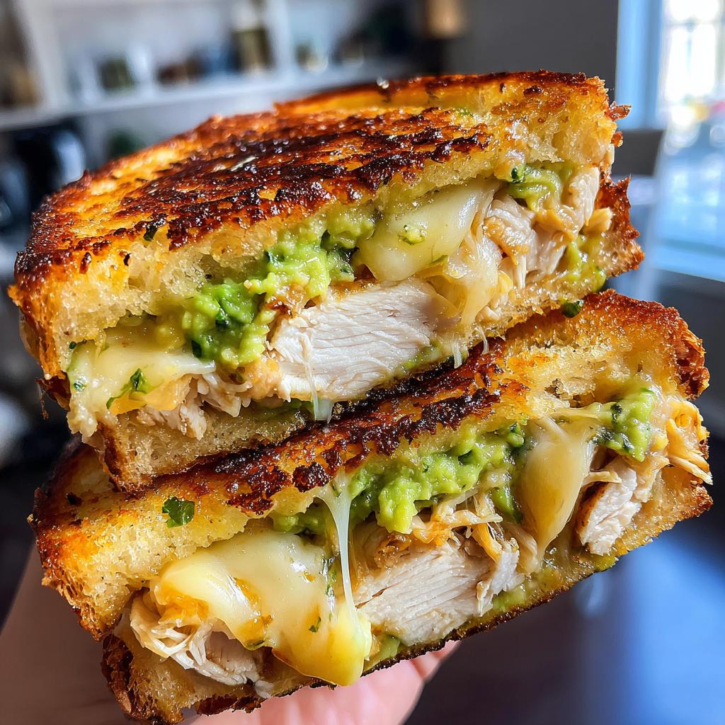 chicken avocado melt sandwich
