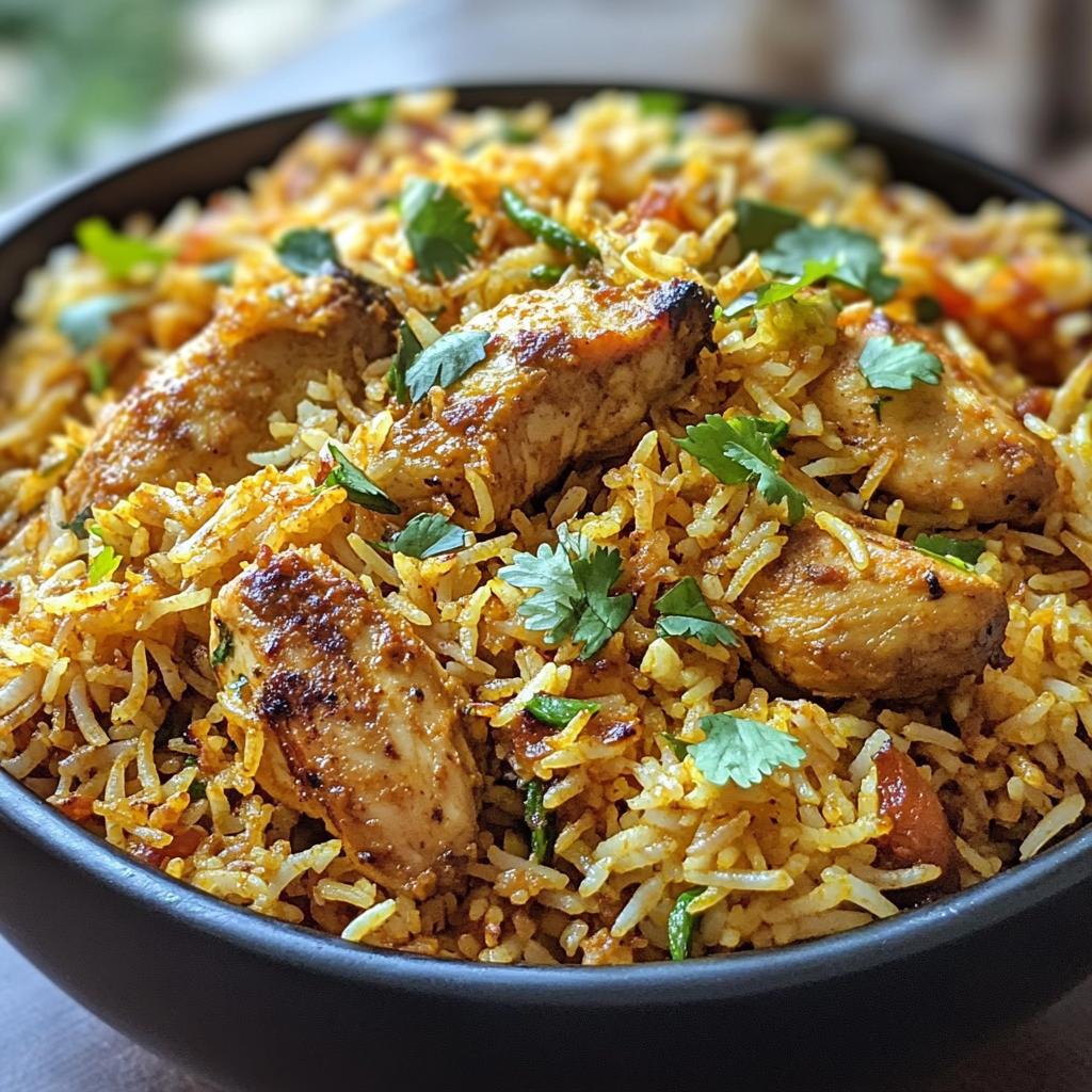 chicken tikka biryani