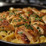 chicken with buttered noodles