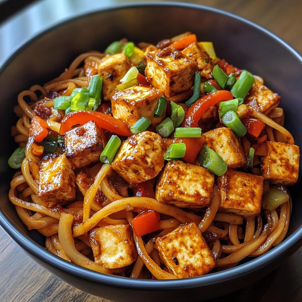 chilli tofu noodles