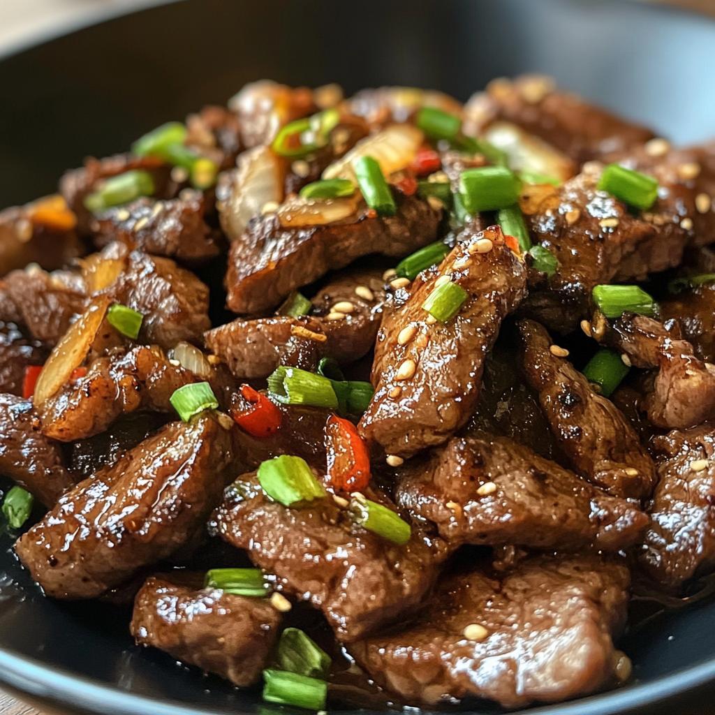 chinese beef and onion stir fry