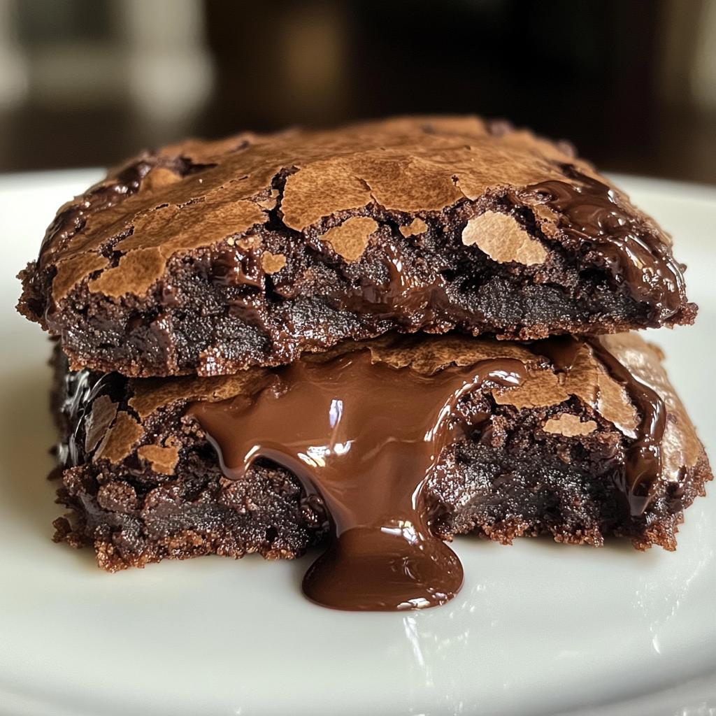 chocolate lava brownie cookies