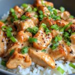 coconut chicken rice bowl