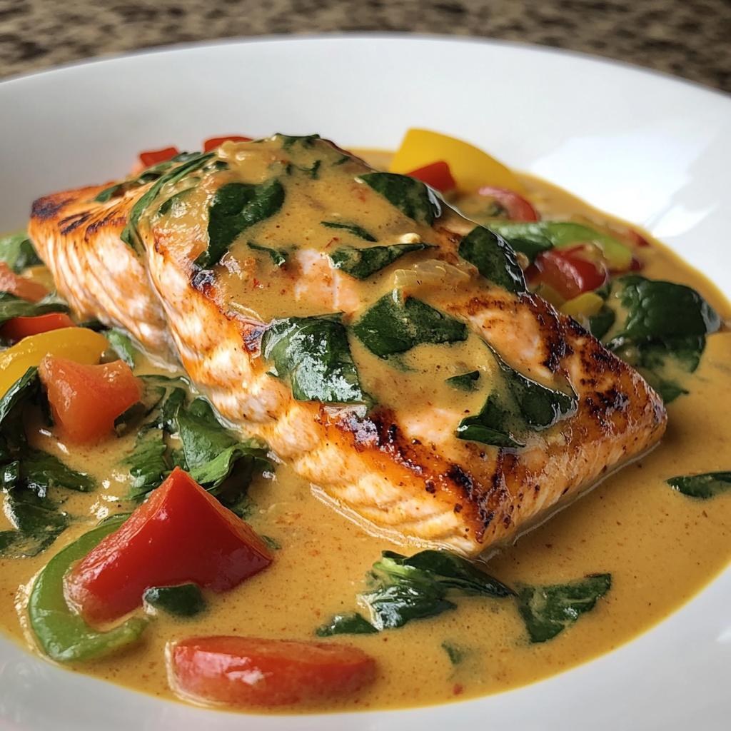 coconut curry salmon