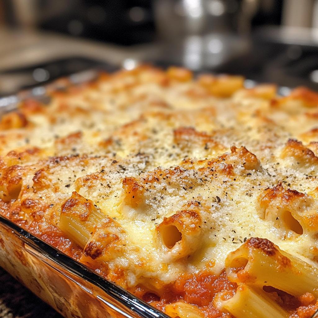 creamy baked ziti - detail 1