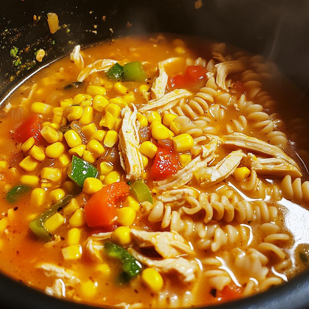 creamy cajun chicken pasta soup