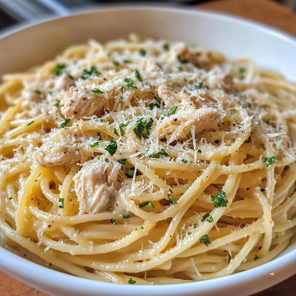 creamy chicken spaghetti