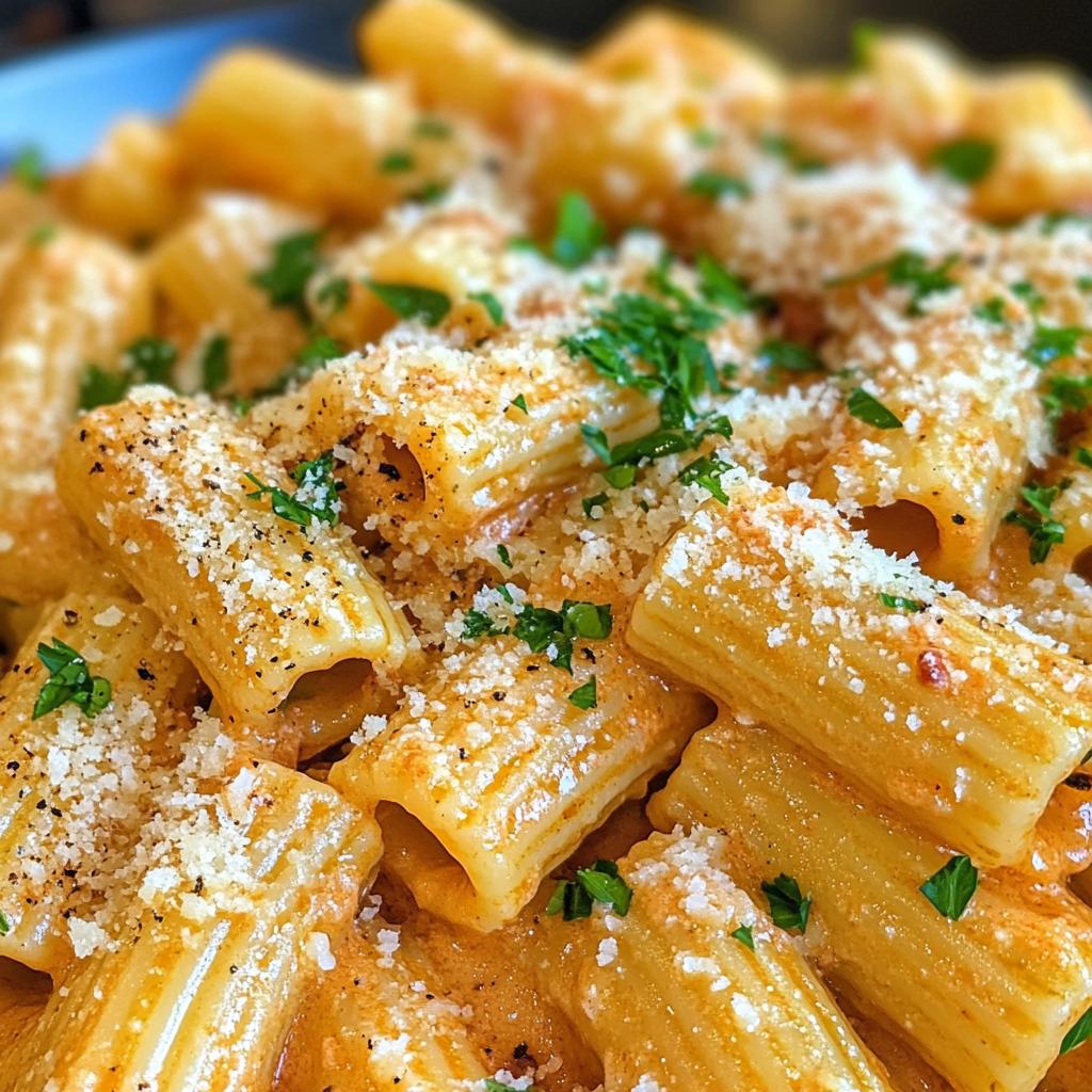 creamy rigatoni - detail 1