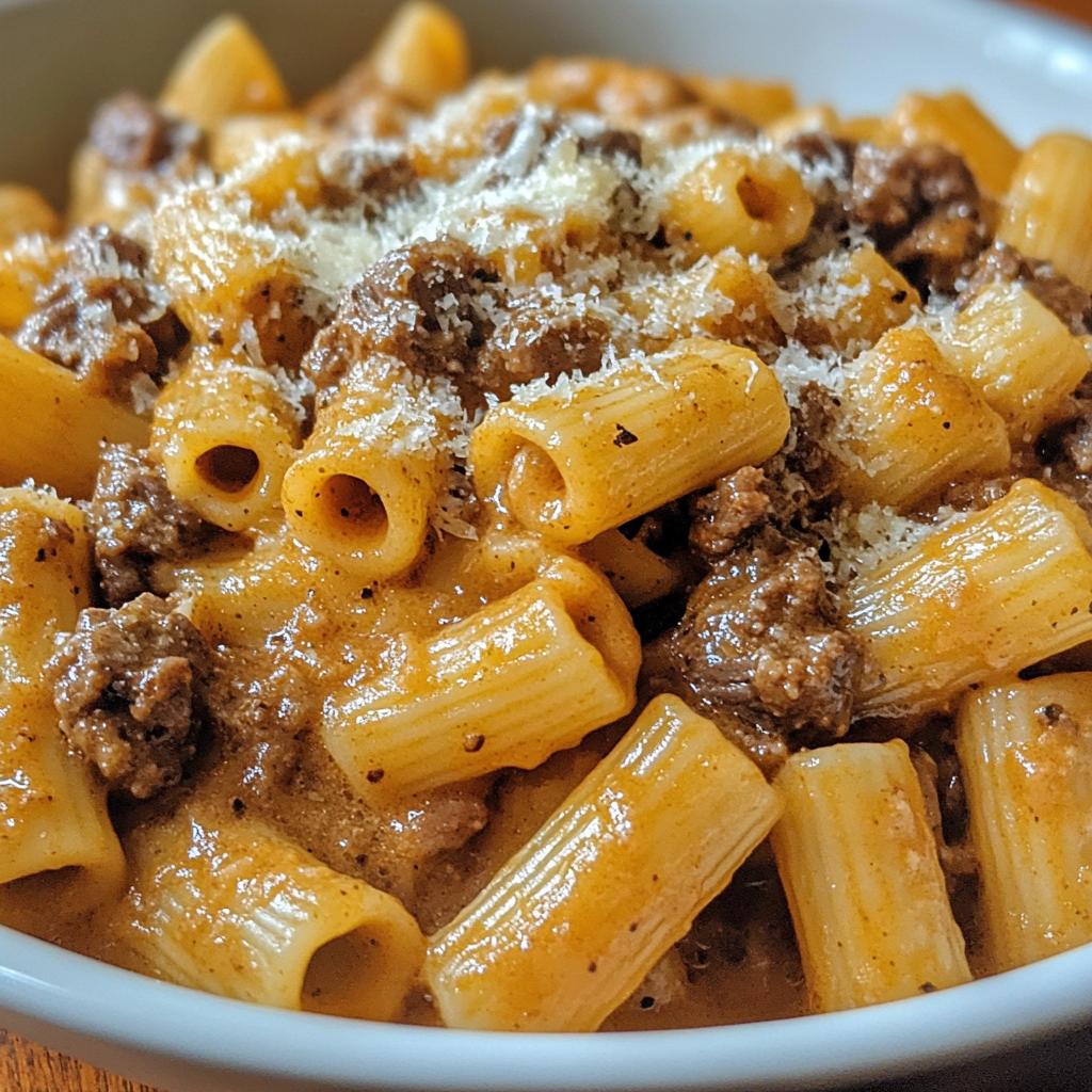 creamy slow cooker beef pasta