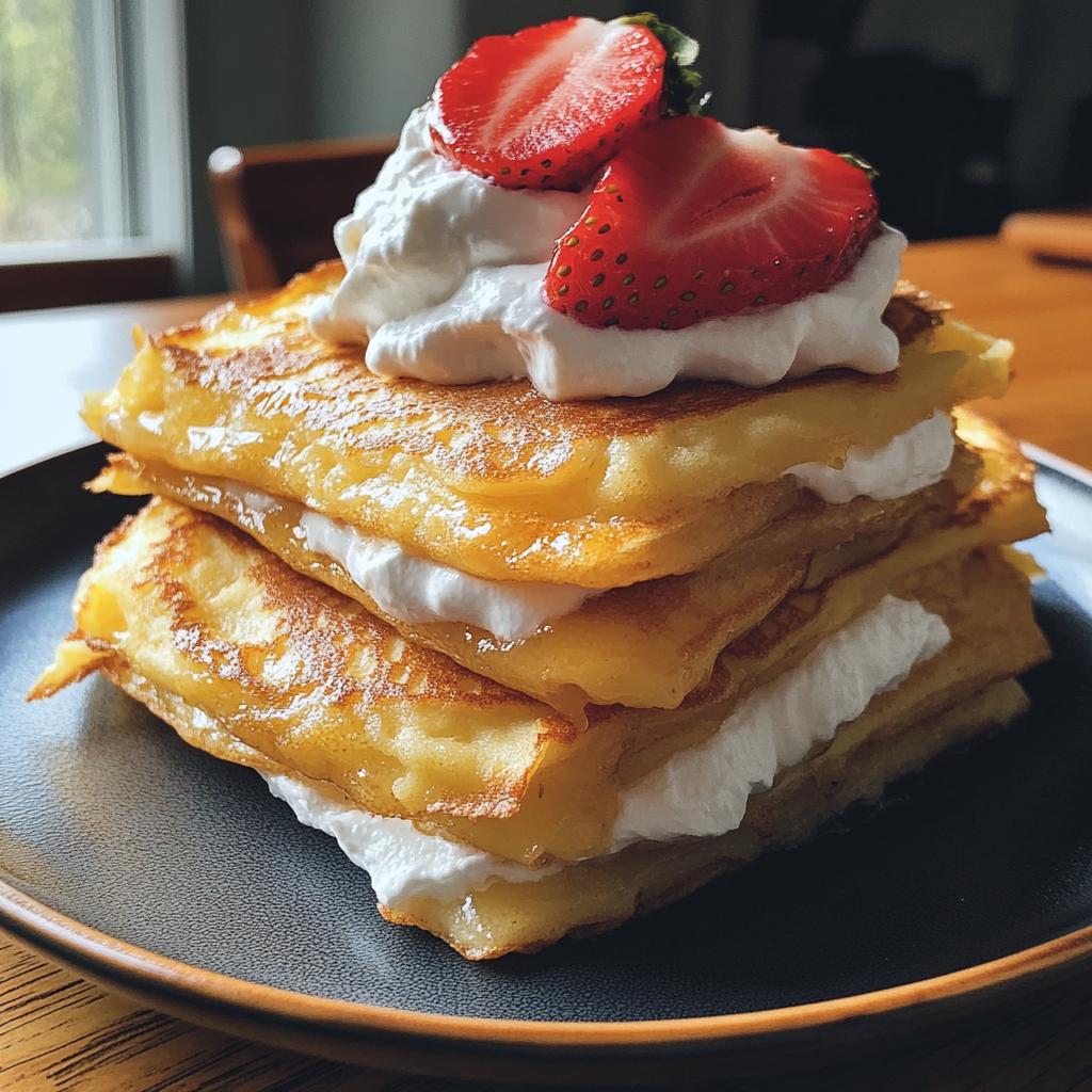 crepes soufflees japonaises traditionnelles moelleuses