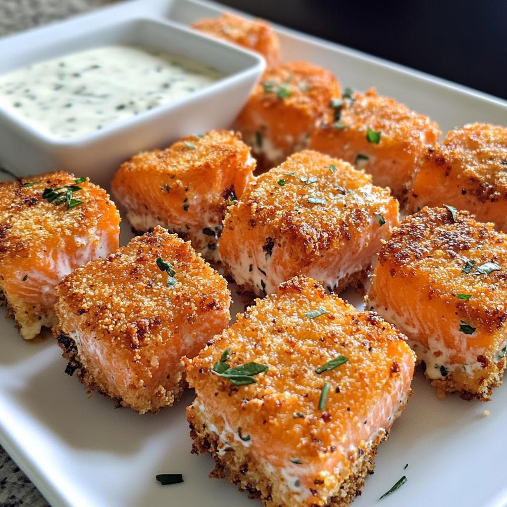 crispy bang bang salmon bites - detail 1