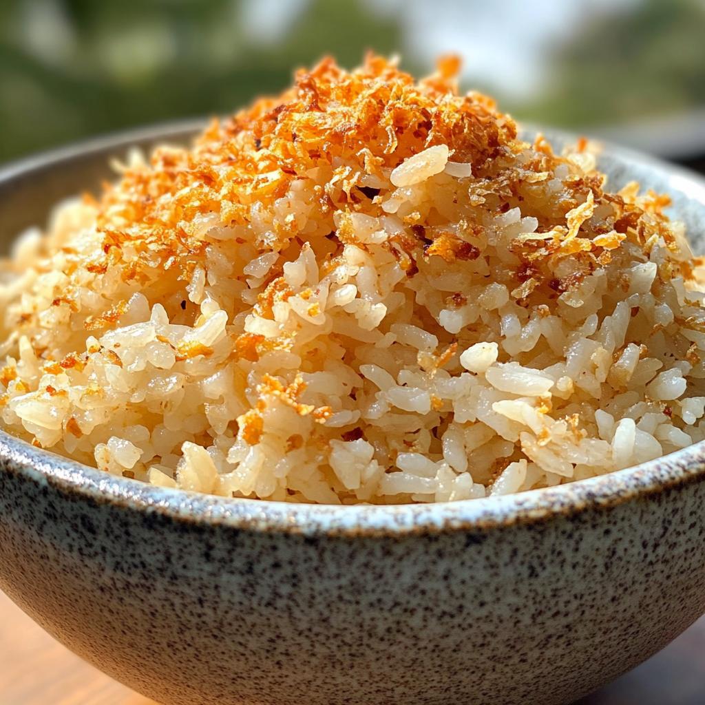 crispy rice - detail 1