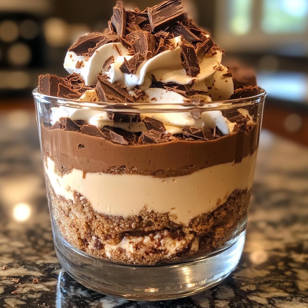 decadent baileys chocolate cheesecake trifle