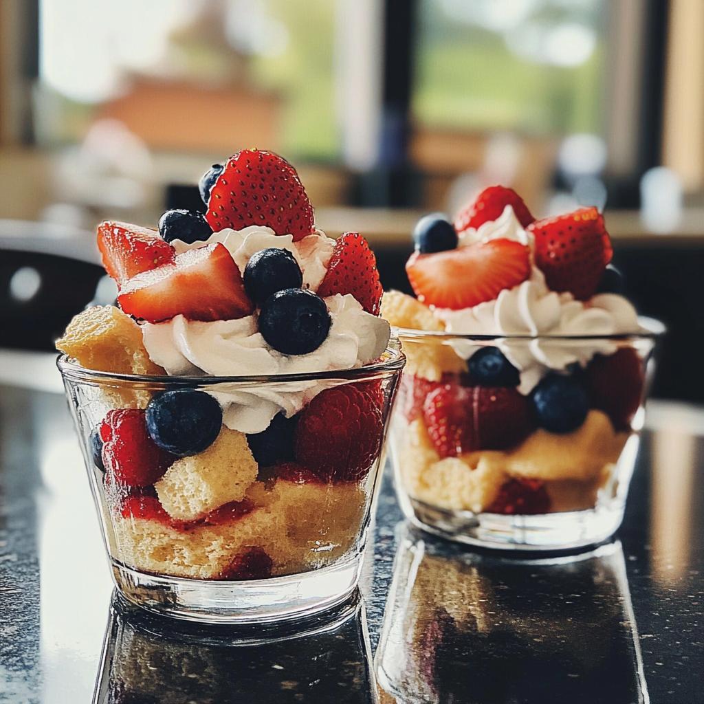 delightful mini trifles with fresh fruits and cream - detail 1